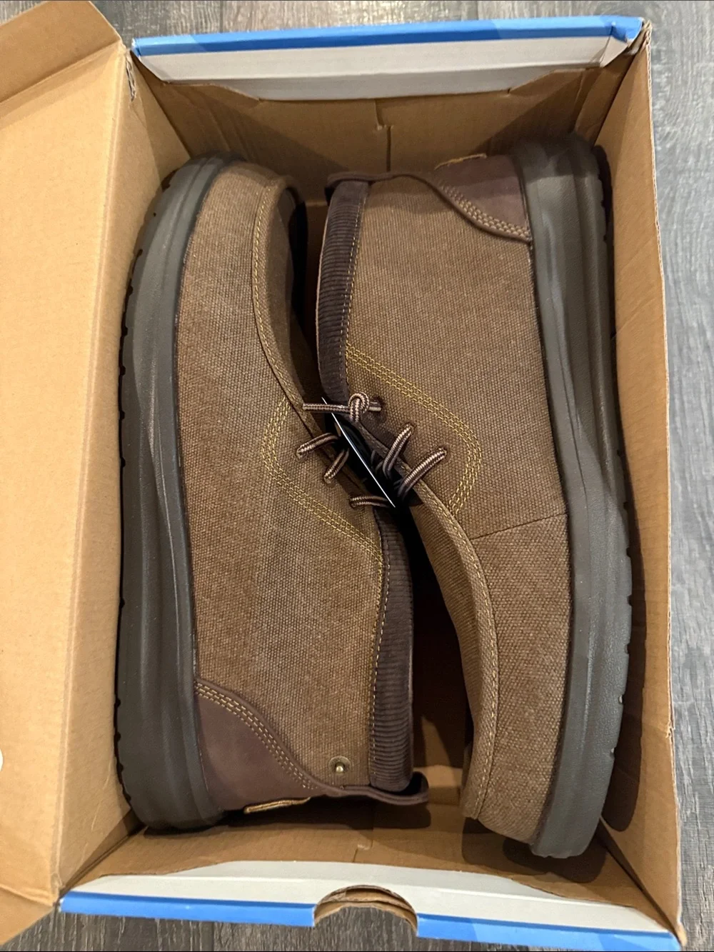 Hey Dude Wally GripR Workwear Dark Brown